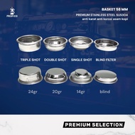 PROFICO basket 58 mm Non-pressure basket Portafilter basket 58mm no pressure basket