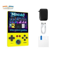 MINI40 Open-Source Game Console 4.0 Inch IPS Screen 64G Card 18000+ Games 30+ Emulators Portable Ret