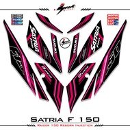 Striping Satria Injection 150 F150 Satria F 150 2016-2022 Sticker Striping Satria Fu Injection Motif