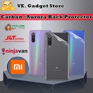 Xiaomi Mi 10T/Mi 10T Pro/Mi 10T Lite/Mi 10 Ultra/Mi 10 5G/ Mi 10i 5G/ Mi 10 Pro 5G Carbon Fiber &amp; Aurora Back Protector