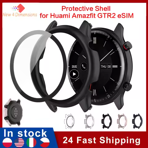 1~8PCS Screen Protector Case Cover For Huami Amazfit GTR 2 2e Gtr2 Smart Watch Accessories Shell Ful