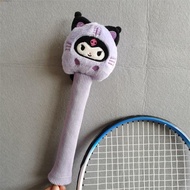 HUMBERTO Cartoon Badminton Racket Protector, Cinnamoroll Kt Cat Badminton Racket Handle Cover, Sweat Absorption Grip Elastic Cute Drawstring Badminton Racket Grip Cover Sport