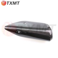 Suitable for yamaha yamaha MT07 FZ07 Motorcycle Modified Real Carbon Fiber Exhaust Pipe Tail Cover D