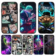 Zoro Anime Cool Boy Student Cartoon Phone Case H5S3 for Huawei Y6 Y7 Y9 Prime TPU soft black protect