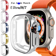 Fully Transparent 360 Watch Protector 8 Ultra 49MM TPU Smart Watch Screen Protector S8/7 41mm 45mm