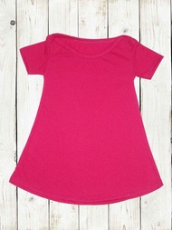 dress anak perempuan lfc custom nama pakaian baju bola bayi cewek lucu - magenta all size
