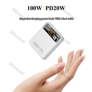 [SG Ready Stock]100W Super Fast Charging Power Bank 20000mAh With Built-in 4 Portable Powerbank PD20W Mini Power