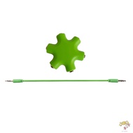 6-Way Multi Headphone Audio Splitter Connector for Tablet Laptop  PC MP3 Player Speaker & More