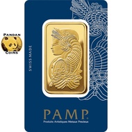 Pamp Suisse 50g Gold Bar Lady Fortuna, 50 gram