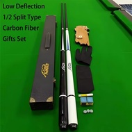 COD 10/11.5/13mm Tip Predator Carbon Fiber Ako Billiards Cue Stick 1/2 Split Type Joint Maple Low De