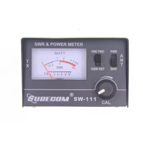 SURECOM SW-111 100 Watt SWR Power Meter for CB Radio Antenna