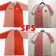 【 SFS 】 Top Quality Retro 1986 Denmark Sports Football Jersey Fans Version S-2XL