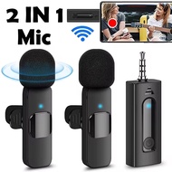K35 3.5mm Wireless Lavalier Lapel Microphone Noise Reduction Microphone Universal 3.5 Best Recording