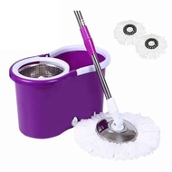 ถังปั่นและไม้ถูพื้น SPIN MOP ตะกร้าปั่นแห้งสแตนเลส THAI