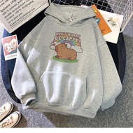 capybara  hoodies women long sleeve top anime clothes women anime clothes