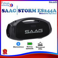 SAAG STORM ES244A Bluetooth Speaker ลำโพงบลูทูธ (ประกันจากศูนย์ 1 ปี)