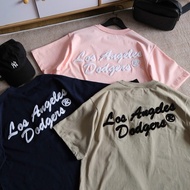 GENUINE NEW ERA LA DODGERS DUAL EMBROIDERY T-SHIRT