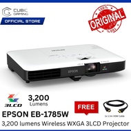 EPSON EB-1785W 3,200 LUMENS WIRELESS WXGA 3LCD ULTRA-THIN PROJECTOR,  CONTRAST RATIO: 10,000:1, WITH