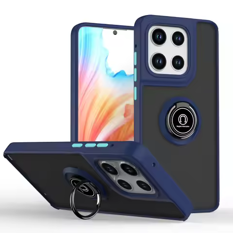 Armor Matte Case for Motorola Moto Edge 60 Fusion Ring Stand Shockproof Funda for Motorola Moto Edge