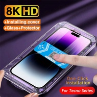 Kính cường lực cài đặt một cú nhấp chuột cho TECNO pova 6 Pro 5 4g Camon 30 Pro 5g Spark 20c 20 30C