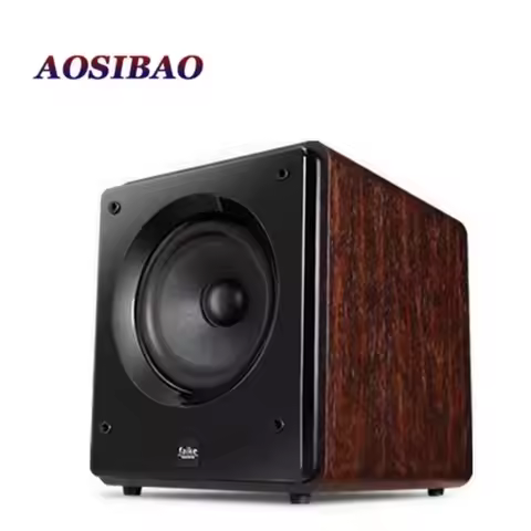 10 Inch Active Subwoofer 6 Ohm 200W High-power Woofers Speaker HIFI Stereo Woodiness Speakers Home T