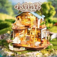 Rolife rolife rolife DIY Cottage Handmade Wooden Assembled Small House Toy Model Birthday Gift
