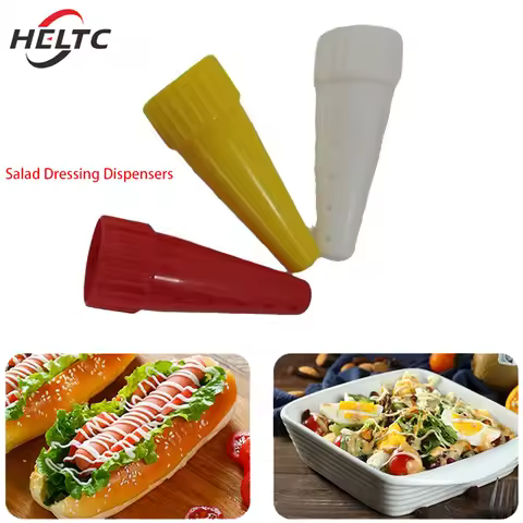3Pcs/Set Kitchen Ketchup Squeeze Bottle Plastic Syrup Dispenser Great For Ketchup/Salad/BBQ Sauce Ac