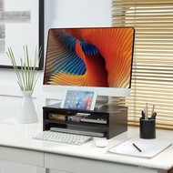 Elevated Rack Bracket Storage Tidy-up Computer Double-Layer Desktop Base Keyboard Bookshelf Display 