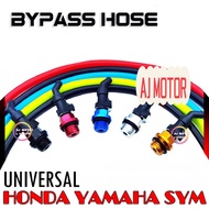 UNIVERSAL BYPASS COOLER PIPE AIR HOSE YAMAHA HONDA SYM Y16ZR Y15ZR LC135 V8 SRL RS150 VF3I RSX150 AD