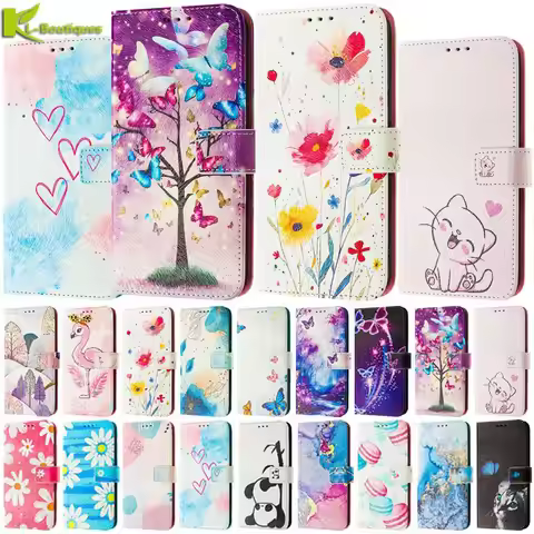Flip Phone Case For Funda Samsung Galaxy A52s 5G Wallet Cover for Coque Samsung A52S A 52 A12 A32 A2