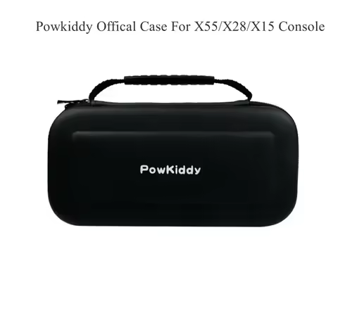 Offical Handheld Bag For Powkiddy X55 X28 X15 Game Console Protect Case Accessories Cable Earphone S