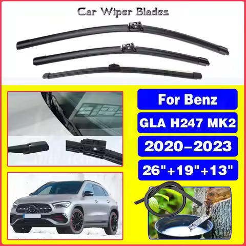 For Mercedes Benz GLA H247 MK2 2020 2021 2022 2023 Wiper Blades Windshield Windscreen Window GLA200 