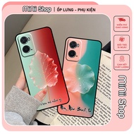 Oppo A36 / A76 / A96 case printed with the image of peace of mind, peace calligraphy