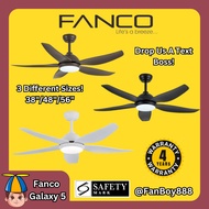 Fanco Galaxy Ceiling Fan with Light | LED Light DC Motor &amp; Remote Control