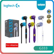 Logitech G333 ชุดหูฟัง Usb-C และ 3.5 มม. Aux