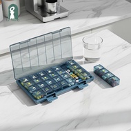Gmarty 7-Day Pill Organizer, 3/4-Times Daily, 21/28 Grids, Waterproof KL