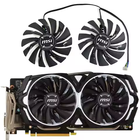 NEW 1SET 95MM PLD10010S12HH GTX 1060 ARMOR GPU Fan，For MSI GeForce GTX 1080TI 1080 1070TI 1070 1060 
