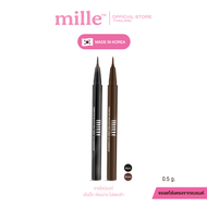Mille อายไลเนอร์ดินสอสีดำสนิท MAX BLACK GEL LINER WATERPROOF  2 g.