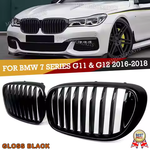 SAIQINGSP 1 Pair of front grill BMW 7-Series G11 / G12 pre-facelift 2016 - 2018 Car Accessories Tool