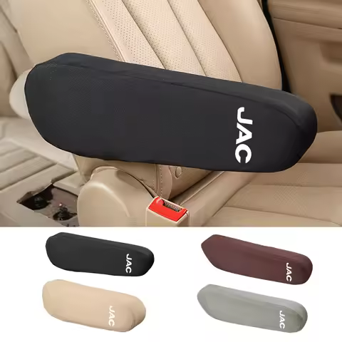 Car Seat Armrest Cover Soft Comfortable Elastic Cloth Auto Accessories For JAC Refine J3 J4 J7 JS3 J