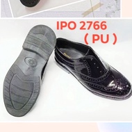 KASUT NO 3 PEGAWAI ATM DARAT (PU LEATHER -EVERSHINE)JENAMA ITALIAN POLO  (IPO 2766)  SHOES IN BLACK 