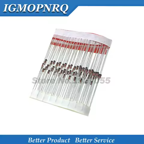100pcs 1/2W Zener diode BZX55C 2V2 2V 2V2 2V4 2V7 3V 3V3 3V6 3V9 4V3 4V7 5V1 5V6 6V2 6V8 7V5 8V2 9V1