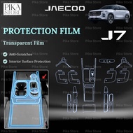 Jaecoo J7 Interior Protective Cover Transparent Film Anti Scratch J7 Accessories