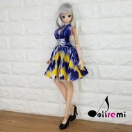 Dollremi◆1/3 藍黃色短裙洋裝 DD Smart Doll◇現貨◆MonJouJou代理