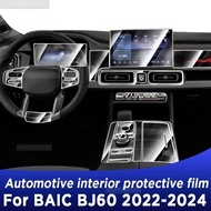 For BAIC BEIJING BJ60 2022-2024 GWM Gearbox Panel Dashboard Navigation Automotive Interior Protectiv