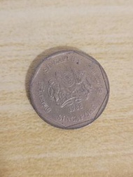 新加坡 1988年1元硬幣一枚