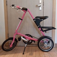 Strida Mini 絕版 粉紅色 二手 9成半新 摺疊單車