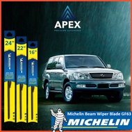 MICHELIN FRAMELESS WIPER GF63 SET FOR LC CYGNUS FRONT AND REAR