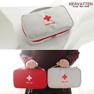 Hervatten Portable Travel Medicine Bag Medical Beg Emergency First Aid Kit Storage Big Bag