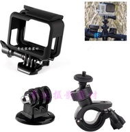 Gopro6 / 5 Sports Camera Accessories Bezel Cooling Shell + Bicycle Clip Accessory Set